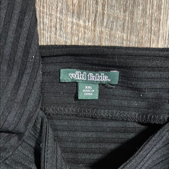 Wild Fable Black Pinstripe Jumpsuit - Picture 2 of 8